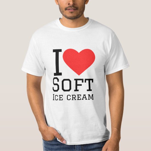 ソフトクリームが大好き Tシャツ (正面)