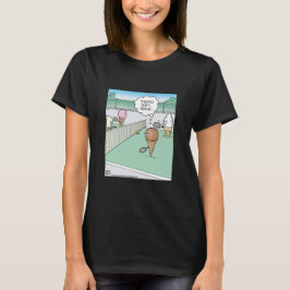 ソフトクリームのテニス Tシャツ