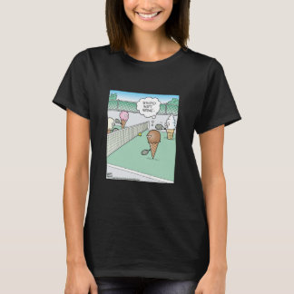 ソフトクリームのテニス Tシャツ