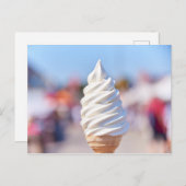 ソフトクリームのポストカード ポストカード (正面/裏面)