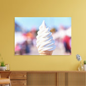 ソフトクリームのポスト キャンバスプリント (インサイチュ (リビング))