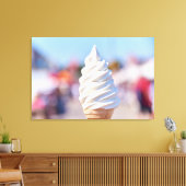 ソフトクリームのポスト キャンバスプリント (インサイチュ (リビング))