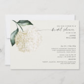 ソフトクリームアジサイ幹ブライダルシャワー 招待状 (正面)