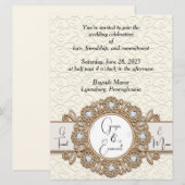 ソフトクリームスワールズ結婚式招待状 招待状 (正面/裏面)