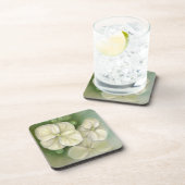 ソフトクリームホワイトパステルアジサイフローラ コースター (右側)