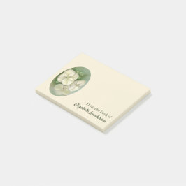 ソフトクリームホワイトパステルアジサイフローラ ポストイット