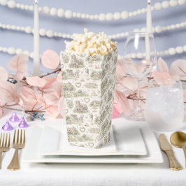 ソフトクリーム イングランドの村の結婚式 水彩画 フェイバーボックス