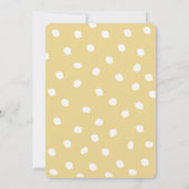 ソフトクリーム | カラフルな花のベイビーシャワー 招待状 (裏面)