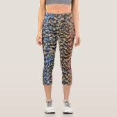 ソフトクロシェデザインレギンス カプリレギンス (正面)