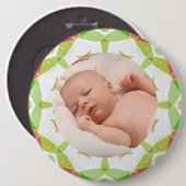 ソフトグかわいらしリーンカスタムクリスマスメリークリスマスフォト 缶バッジ (正面&裏面)