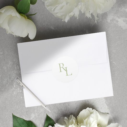 ソフトグミニマルリー結婚ンのカップルイニシャル ラウンドシール