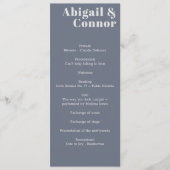 ソフトグミニマルレーモダンブルーラベンダータイポグラフィ プログラム (正面)