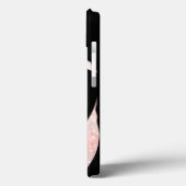 ソフトグラデパーソナライズされたーションのピンクのバレエ靴 Case-Mate iPhoneケース (裏面 / 左)