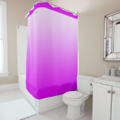 ソフトグラデーションの色 – ネオンピンク+アイディア シャワーカーテン (インサイチュ)