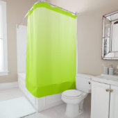 ソフトグラデーションの色 – 春の緑+アイディア シャワーカーテン (インサイチュ)