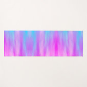 ソフトグラデーションブレンド紫ピンクスカイブルー赤面 ヨガマット (正面(横))