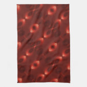 ソフトグラデーション楕円「無限シンボル」の繰り返し キッチンタオル (縦)