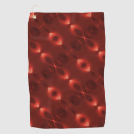 ソフトグラデーション楕円「無限シンボル」の繰り返し ゴルフタオル