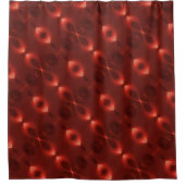 ソフトグラデーション楕円「無限シンボル」の繰り返し シャワーカーテン (正面)