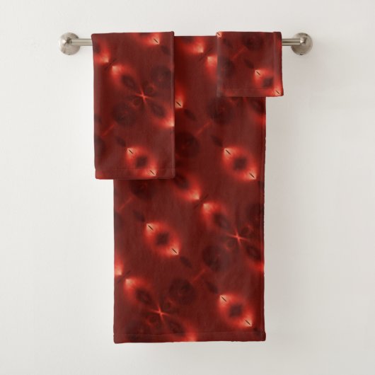 ソフトグラデーション楕円「無限シンボル」の繰り返し バスタオルセット (インサイチュ)