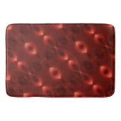 ソフトグラデーション楕円「無限シンボル」の繰り返し バスマット (正面)