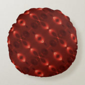 ソフトグラデーション楕円「無限シンボル」の繰り返し ラウンドクッション (正面)