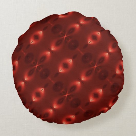 ソフトグラデーション楕円「無限シンボル」の繰り返し ラウンドクッション (裏面)