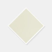 ソフトグラマー – シャンパンミストクリーム無地の スタンダードカクテルナプキン (角)