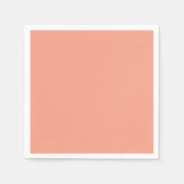 ソフトグラマー – ソフトピーチソルベ無地のット スタンダードカクテルナプキン