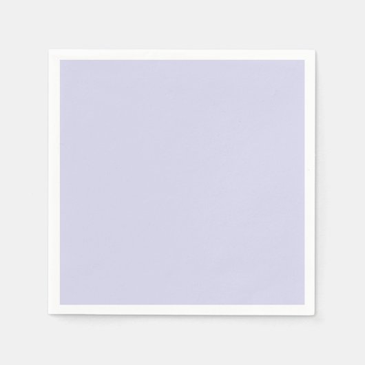 ソフトグラマー – 薄紫チャーム 無地の スタンダードカクテルナプキン (正面)