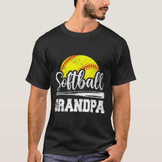 ソフトグランパソフトプレーヤーゲームデイファーザー&#; s tシャツ