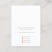 ソフトグリッター水彩表示ホルダー 名刺 (裏面)