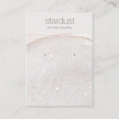 ソフトグリッター水彩表示ホルダー 名刺 (正面)