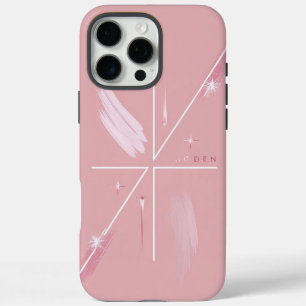 "ソフトグリッチ美学 – フェミニン電話デザイン iPhone 16 PRO MAXケース