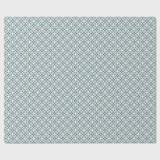 ソフトグリーンおよび石板の幾何学的パターン ラッピングペーパー (フラット)