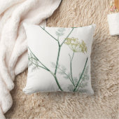 ソフトグリーンボタニカルIV クッション (ブランケット)
