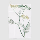 ソフトグリーンボタニカルIV ゴルフタオル (正面)