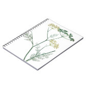 ソフトグリーンボタニカルIV ノートブック (左側)
