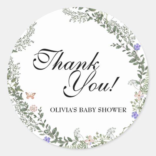 ソフトグリーンボホ男女兼用フローラありがとう ラウンドシール (正面)