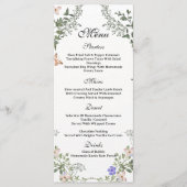 ソフトグリーンボー男女兼用ホフローラベビーシャワー メニュー (正面)