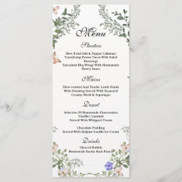 ソフトグリーンボー男女兼用ホフローラベビーシャワー メニュー