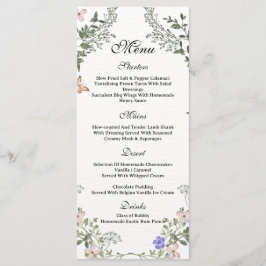 ソフトグリーンボー男女兼用ホフローラベビーシャワー メニュー