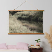 ソフトグリーンリバーサイド 吊り下げ型タペストリー (寝室)