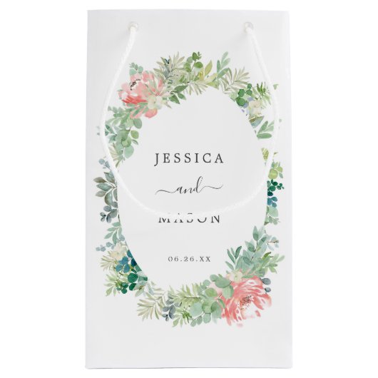 ソフトグリーンリーホテルズ結婚抱き枕 スモールペーパーバッグ (裏面)