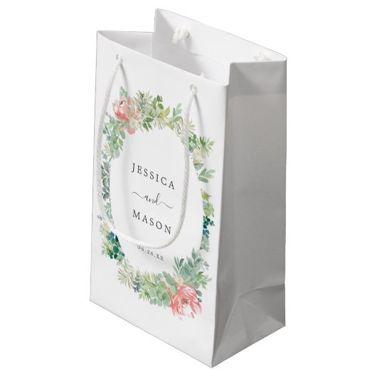 ソフトグリーンリーホテルズ結婚抱き枕 スモールペーパーバッグ (裏面アングル)