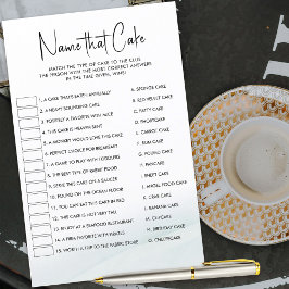 ソフトグリーンワッシュのケーキ当て ウェディングシャワーゲーム