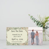 ソフトグリーンヴィンテージウィリアムモリスハニーサックル セーブザデート (スタンド正面)