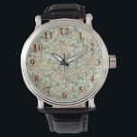 ソフトグリーンヴィンテージウィリアムモリスハニーサックル 腕時計<br><div class="desc">William Morris クラシックデザイン – ソフト甘い国のヴィンテージに関する1800年代のハニーサックルパターン。ソフトヴィンテージ用のデコー結婚ルと文房具。</div>