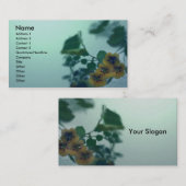 ソフトグリーン名刺 名刺 (正面/裏面)