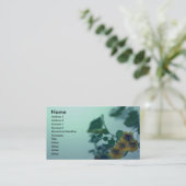 ソフトグリーン名刺 名刺 (スタンド正面)